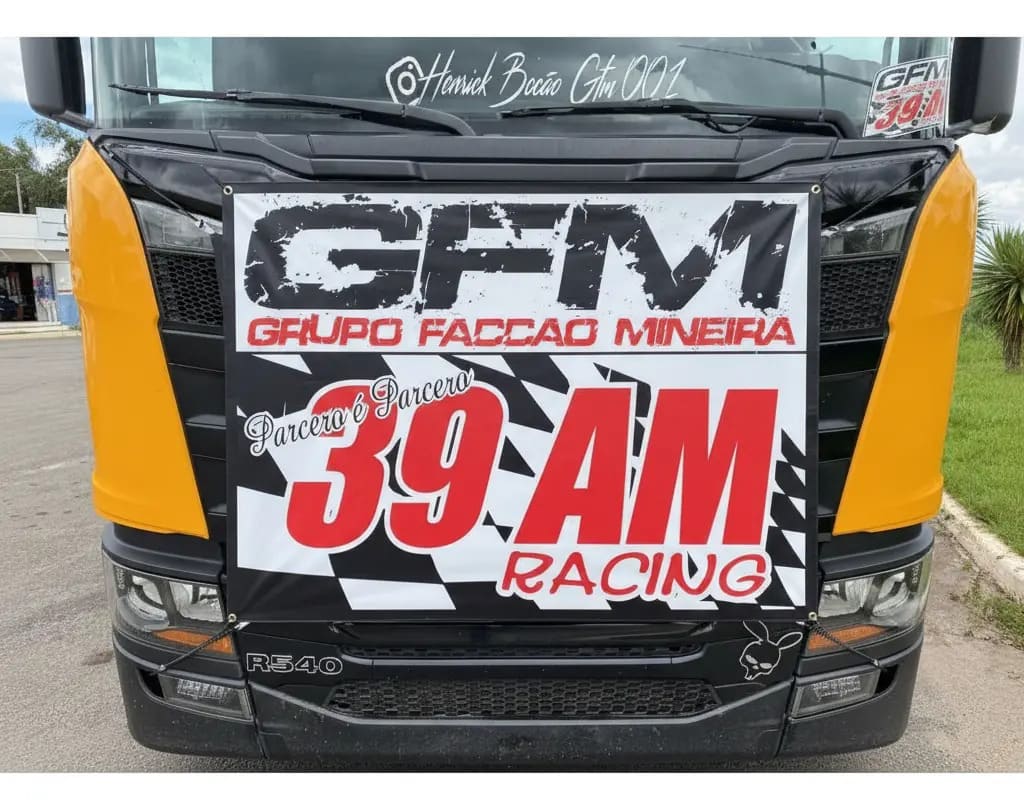 Bandeira Gfm 39am Super 144x198 Caminhoneiro Flogueiro Gfm 39am Super Grande