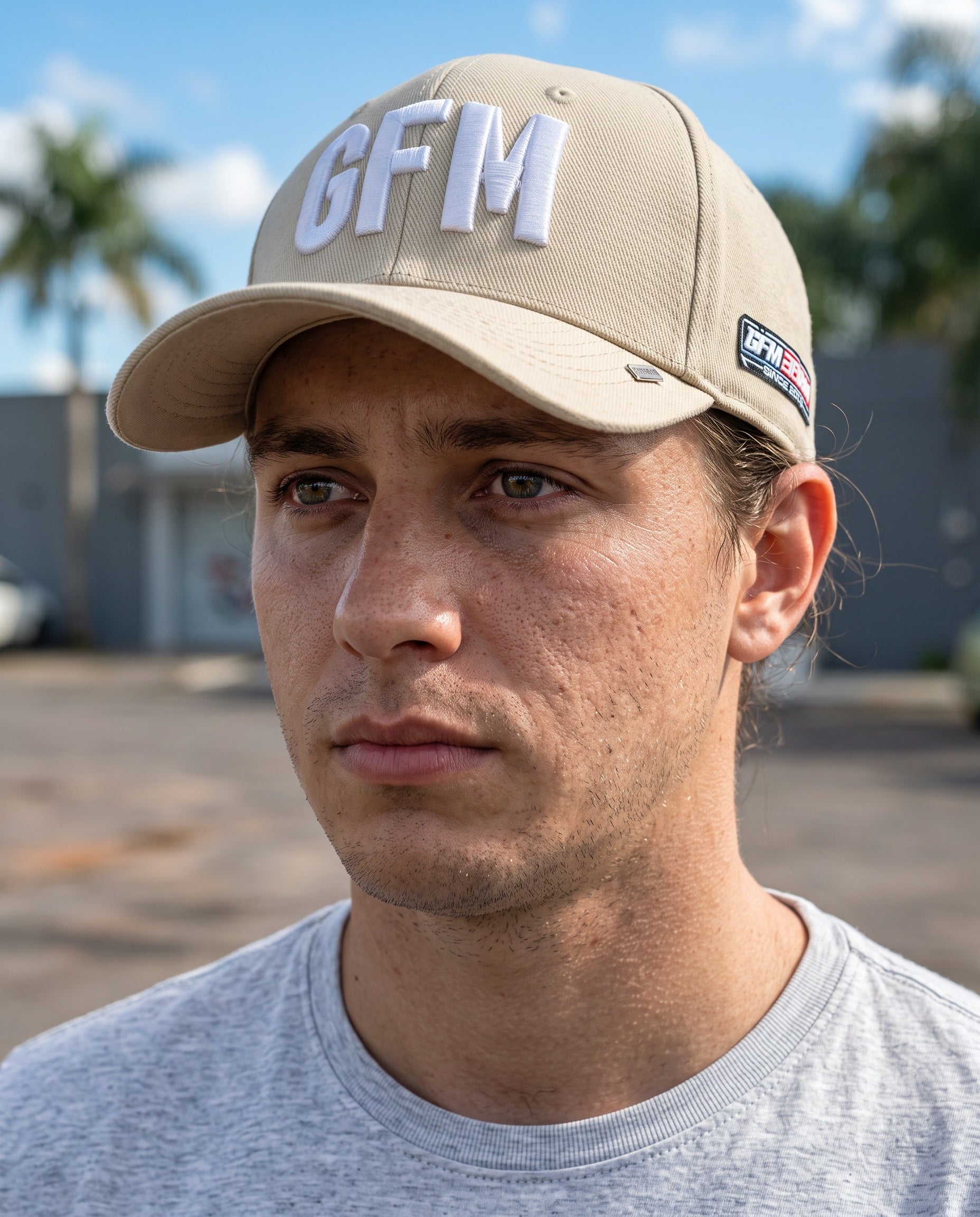 Boné GFM em Alto Relevo Duas Cores Exclusivo